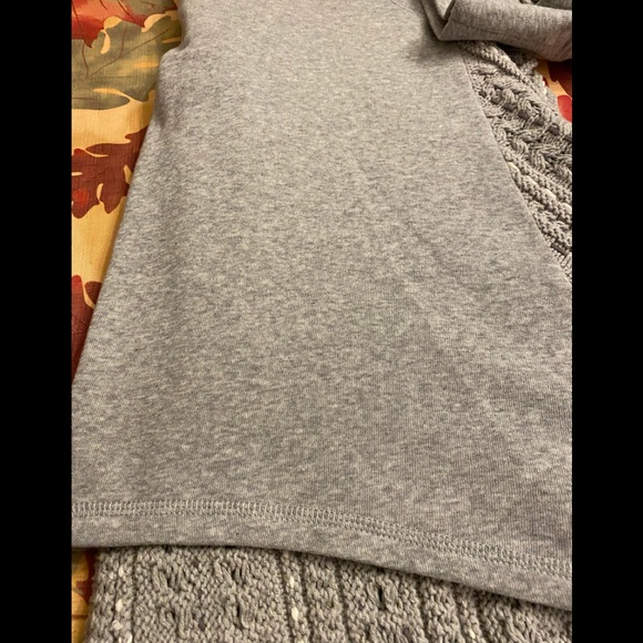 ANTHROPOLOGIE CARDIGAN WITH KNIT FRONT - Picture 2 of 3